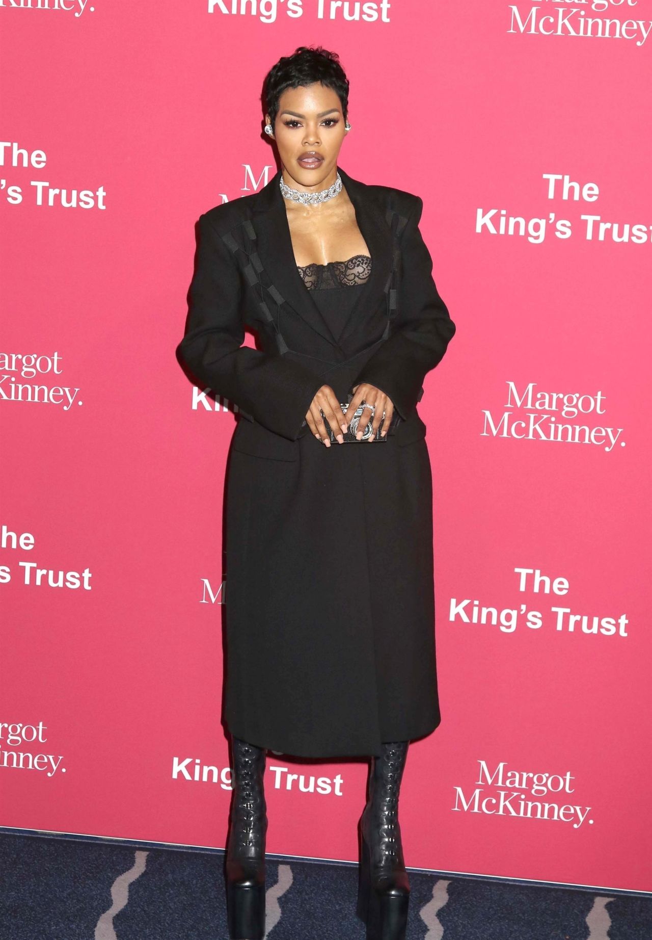 TEYANA TAYLOR AT THE KING TRUST 2024 GLOBAL GALA AT CIPRIANI SOUTH STREET IN NEW YORK